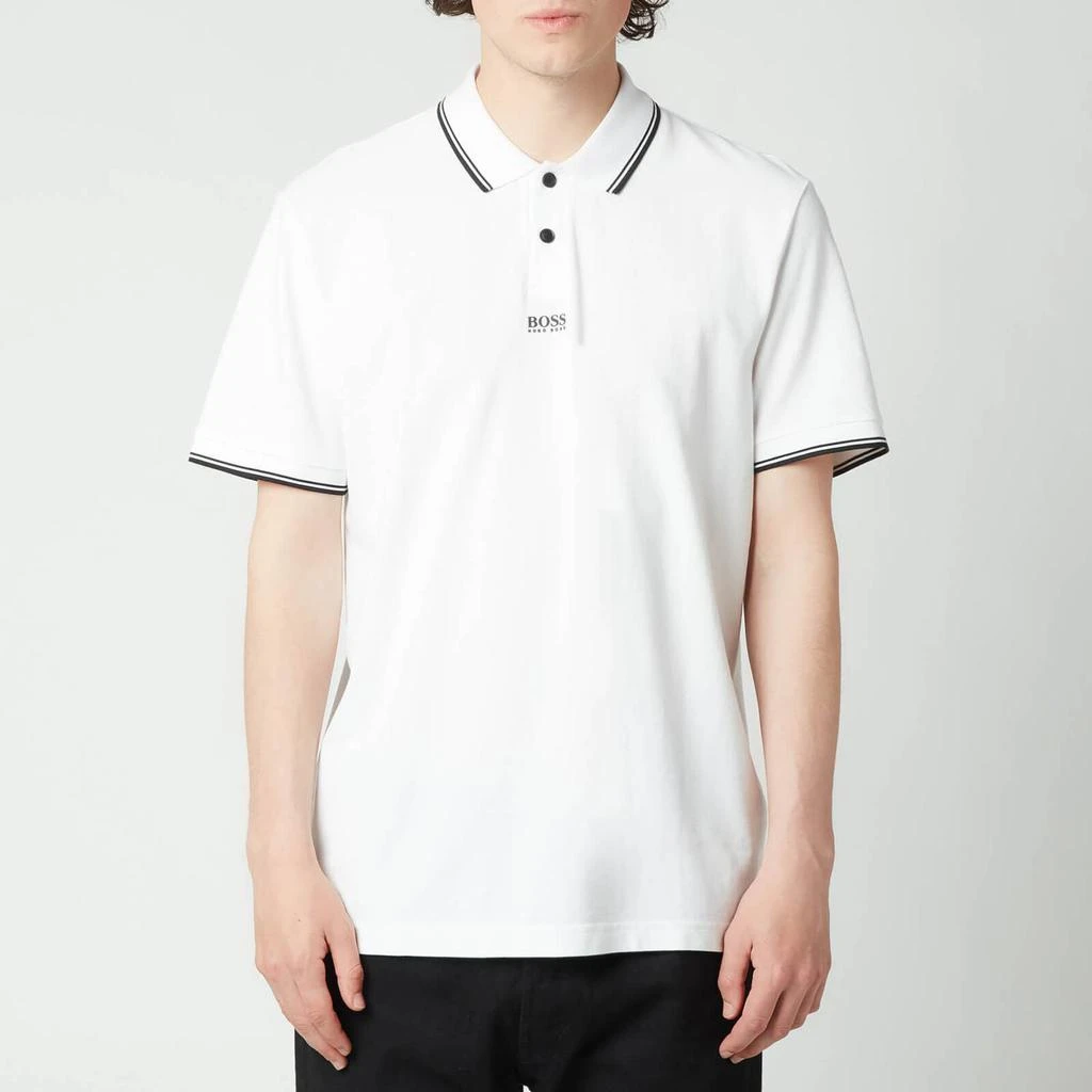 商品Hugo Boss|BOSS Orange Men's Pchup Polo Shirt - White,价格¥368,第1张图片