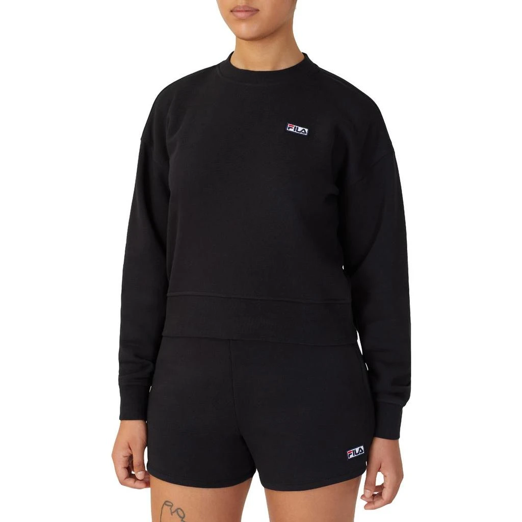 商品Fila|Fila Stina Women's Fleece Lined Crewneck Athletic Pullover Sweatshirt,价格¥55,第1张图片