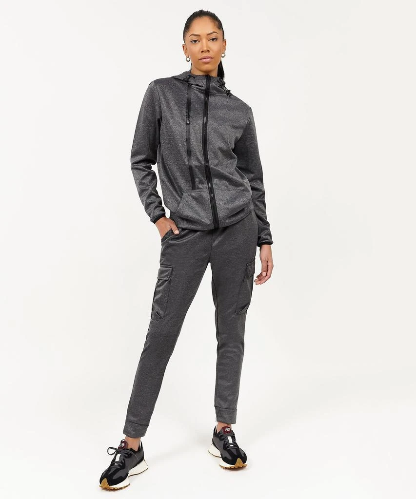 商品Reason Clothing|Womens Hester Tech Fleece Hoodie,价格¥223,第5张图片详细描述