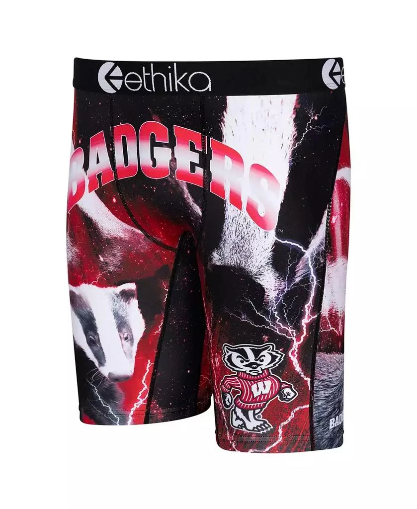 商品Ethika|Men's Red Wisconsin Badgers Spirit Boxer Briefs,价格¥243,第2张图片详细描述