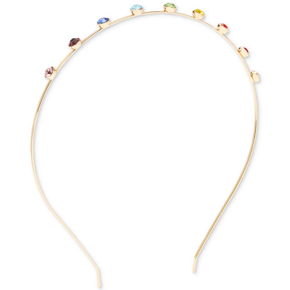 商品Kate Spade|Gold-Tone Rainbow Crystal Headband,价格¥719,第1张图片