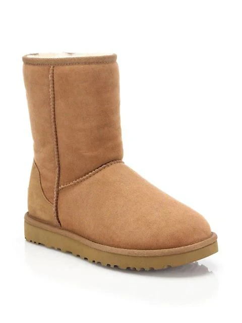 商品UGG|Classic Short II Sheepskin-Lined Suede Boots,价格¥1275,第1张图片