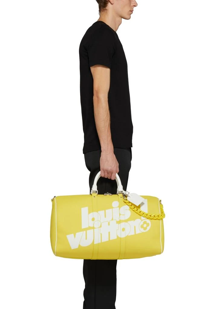 商品Louis Vuitton|Keepall Bandoulière 55 醋酸纤维链条旅行袋,价格¥24945,第2张图片详细描述