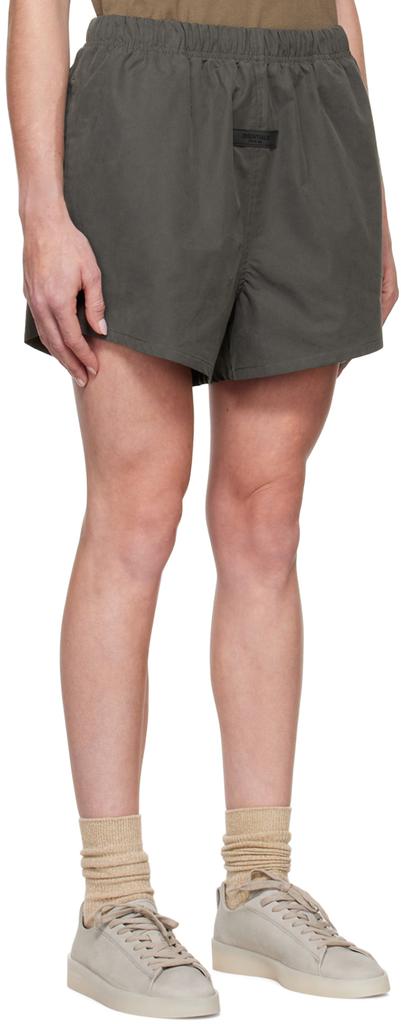 Gray Cotton Shorts商品第2张图片规格展示