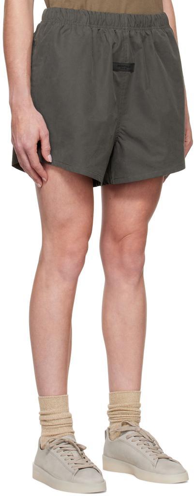 商品Essentials|Gray Cotton Shorts,价格¥450,第4张图片详细描述