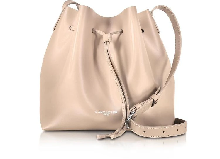 商品Lancaster|Lancaster Paris Pur Smooth Leather Bucket Bag,价格¥1703,第1张图片