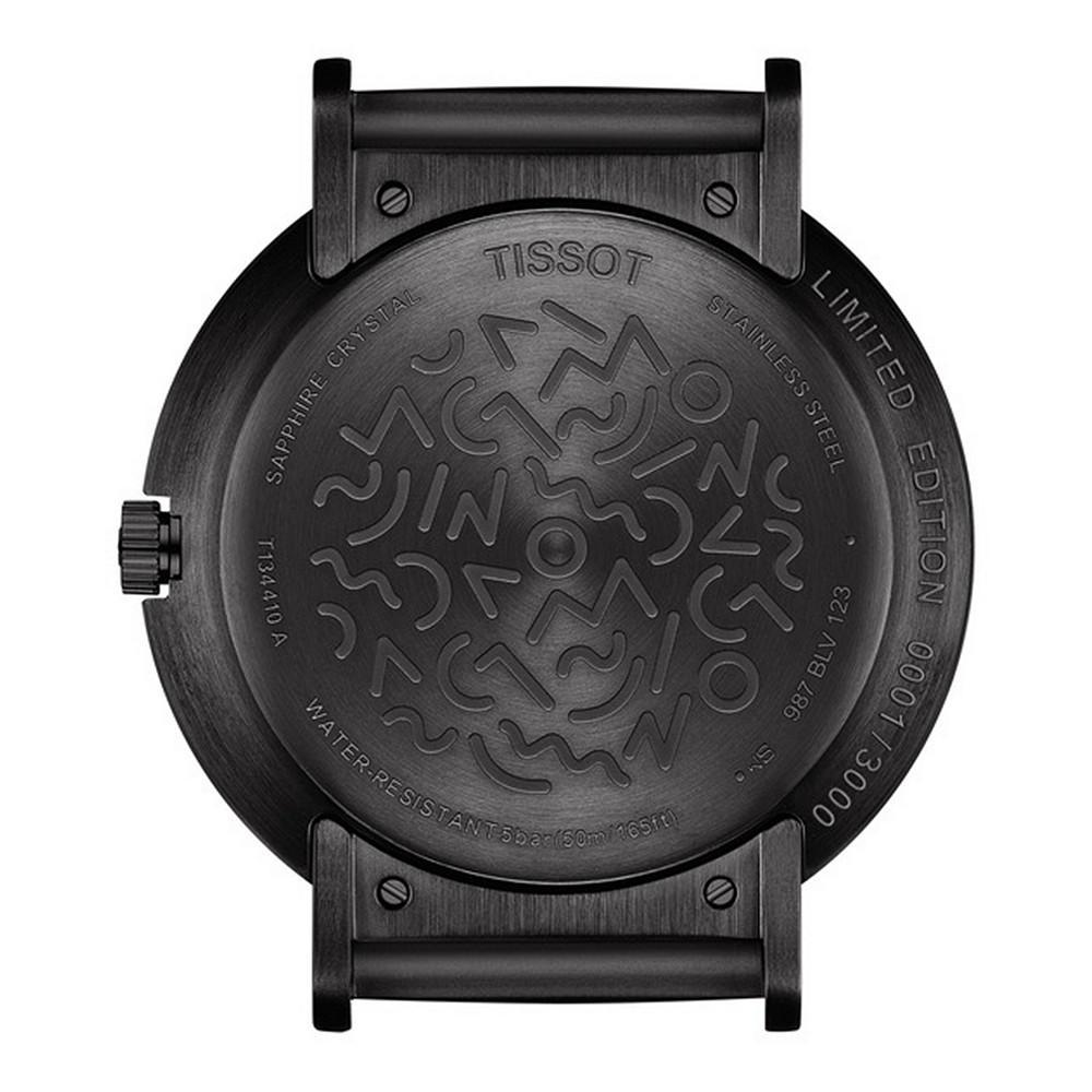 商品Tissot|Men's Swiss Heritage Memphis Interchangeable Black & Teal Strap Watch 41mm,价格¥2910,第6张图片详细描述
