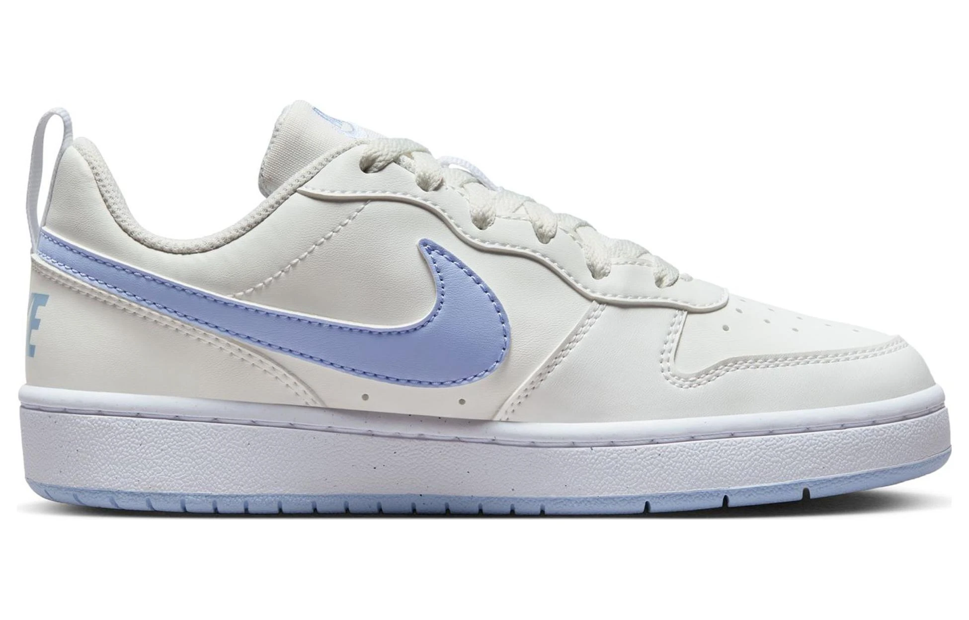 商品[国内直发] NIKE|Court Borough 合成革 舒适百搭 防滑耐磨 低帮 儿童板鞋 蓝白 男女同款,价格¥419,第5张图片详细描述