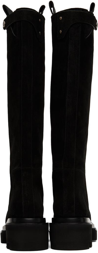 商品Rick Owens|Black Pull On Bogun Boots,价格¥9873,第4张图片详细描述