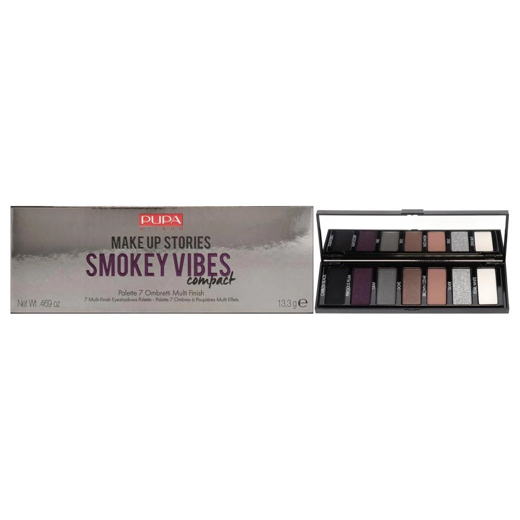 商品PUPA Milano|Make Up Stories Compact Palette - 002 Smokey Vibes by  for Women - 0.469 oz Eye Shadow,价格¥283,第1张图片