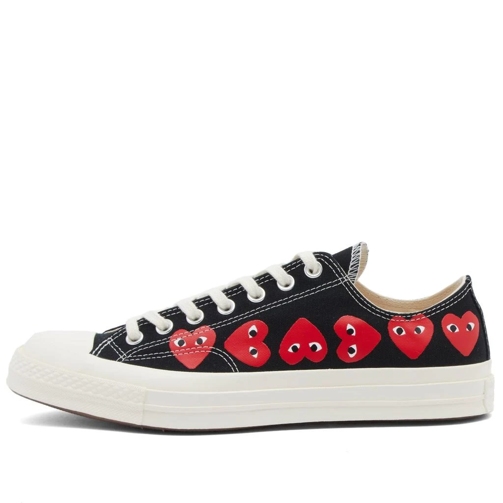 商品Comme des Garcons|Comme des Garçons Play x Converse Multi Heart Low Sneaker,价格¥1411,第2张图片详细描述