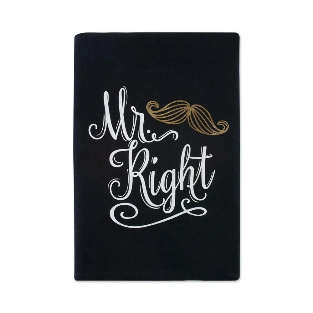 Mr. Mrs. Printed Dishtowel Set of 2 商品