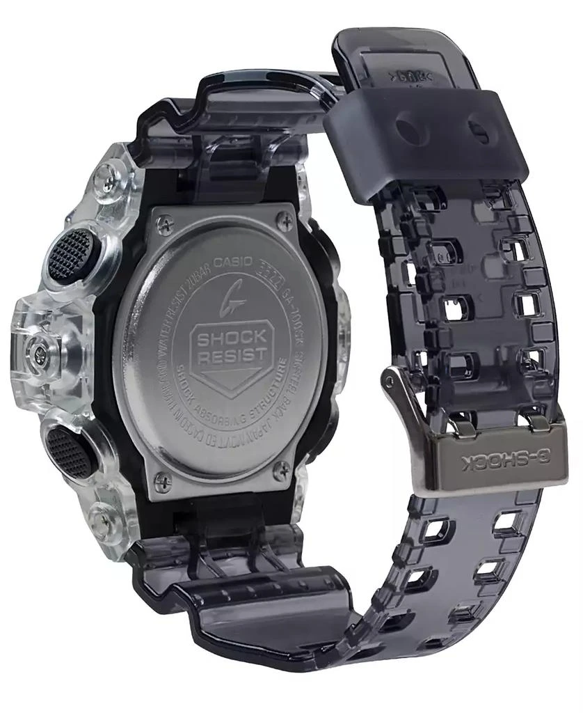 商品G-Shock|Men's Analog-Digital Skeleton Clear Resin Strap Watch 53.4mm腕表,价格¥909,第2张图片详细描述