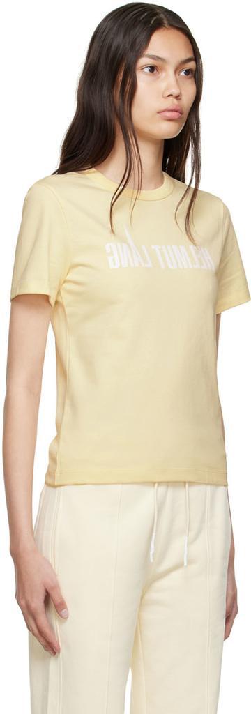 商品Helmut Lang|黄色 Paris Logo T 恤,价格¥1561,第4张图片详细描述