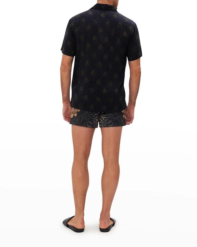 商品Camilla|Men's Patterned Camp Shirt,价格¥479,第4张图片详细描述