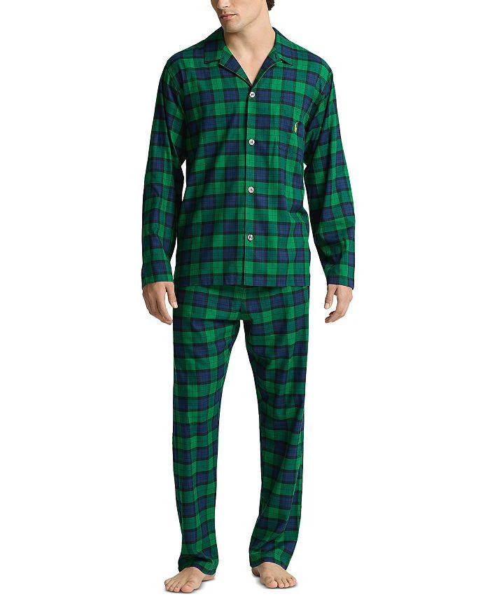 商品Ralph Lauren|2-Pc. Cotton Flannel Sleep Set,价格¥556,第1张图片