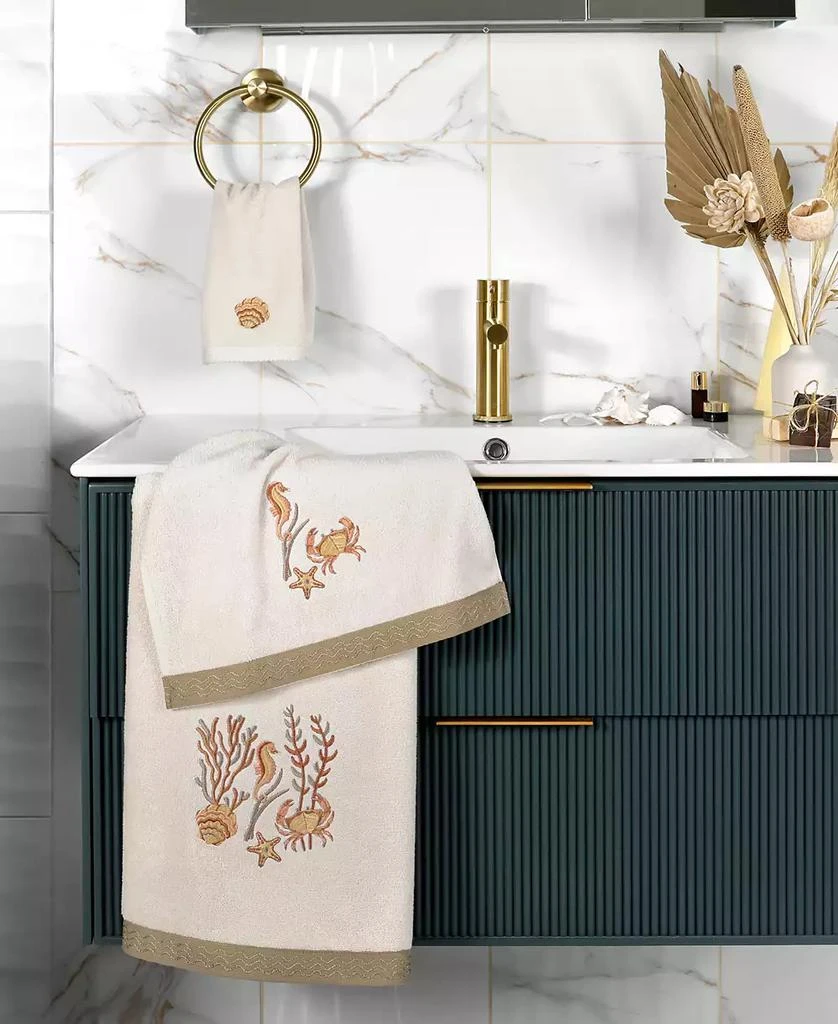 Turkish Cotton Aaron Embellished 3-Pc. Bath Towel Set 商品