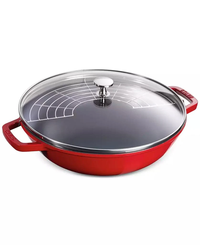 商品Staub|Enameled Cast Iron 4.5-Qt. Perfect Pan with Lid,价格¥2456,第1张图片详细描述