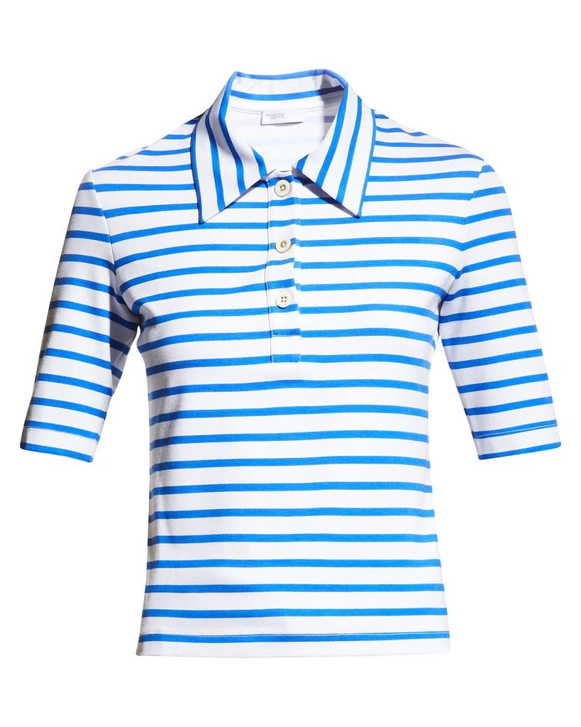 商品ROSETTA GETTY|Stripe Polo T-Shirt,价格¥1100,第2张图片详细描述
