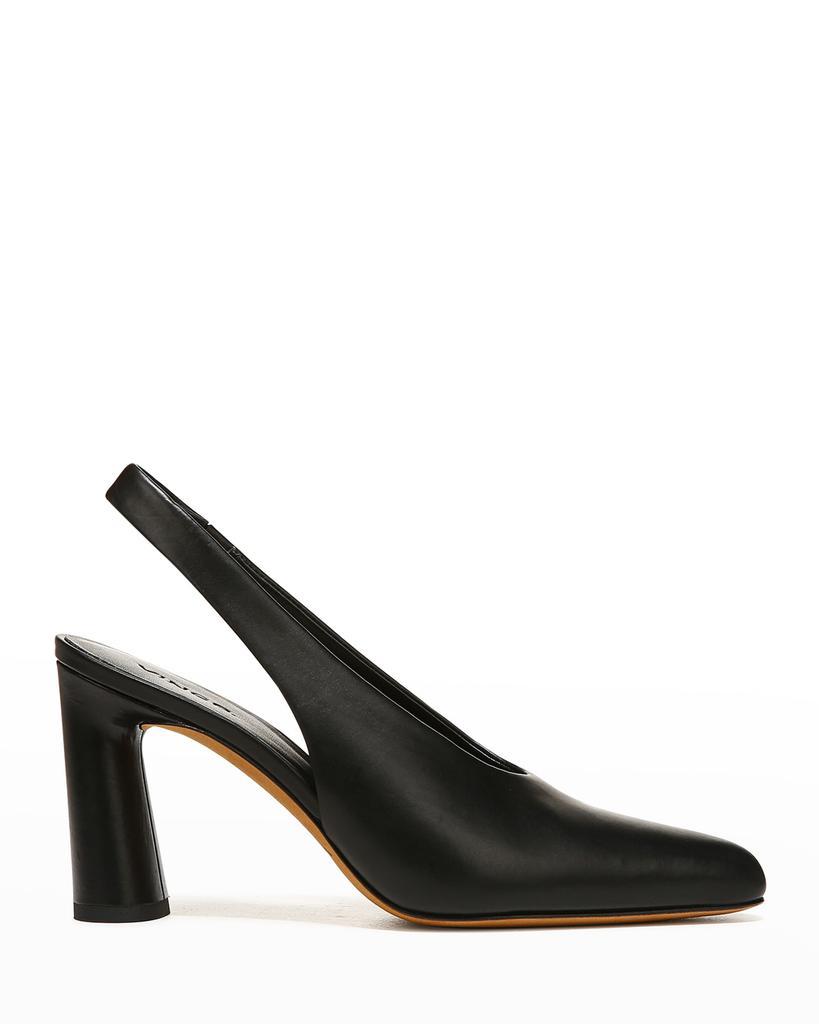 商品Vince|Hellen Leather Slingback Pumps,价格¥2574,第1张图片