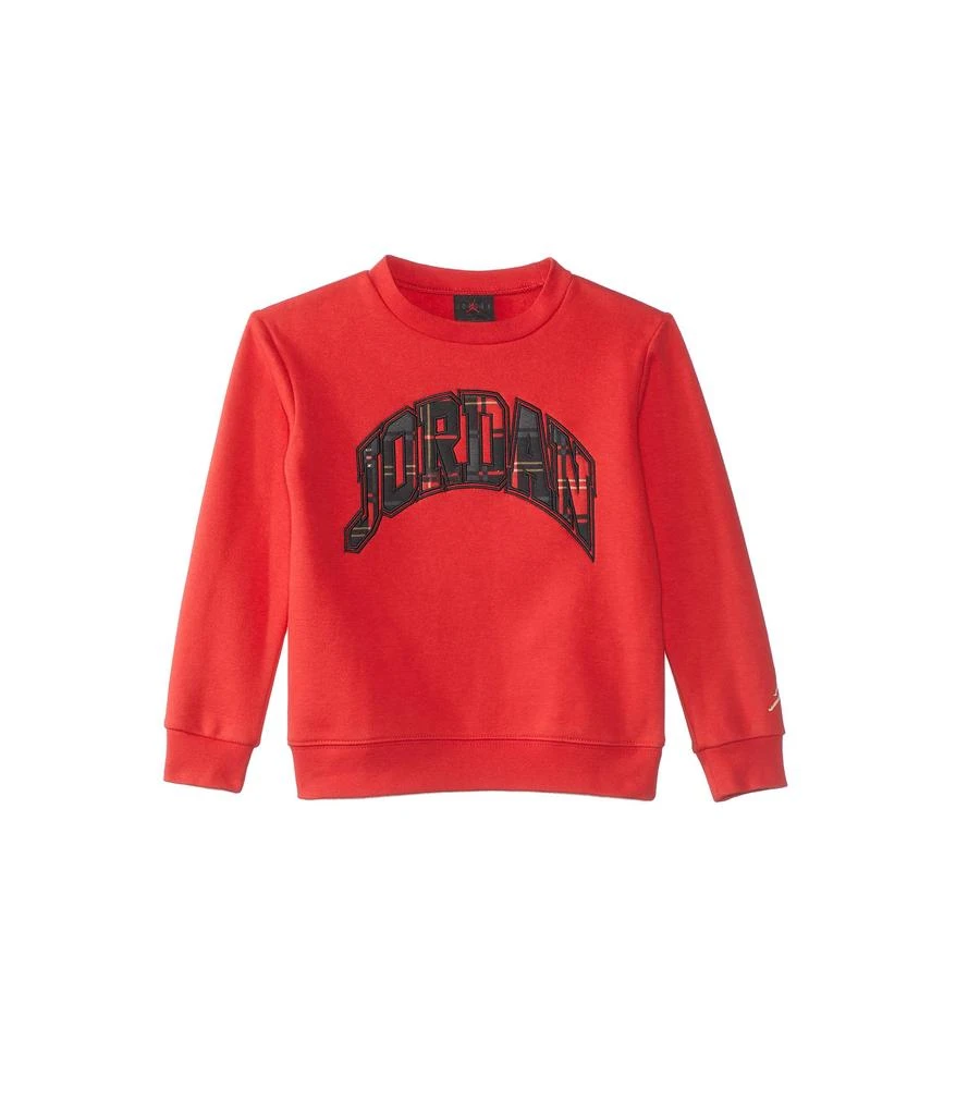 商品Jordan|Essentials Plaid Crew Sweatshirt (Toddler),价格¥317,第1张图片详细描述