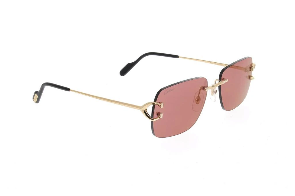 商品Cartier|Cartier Square Frame Sunglasses,价格¥8180,第2张图片详细描述