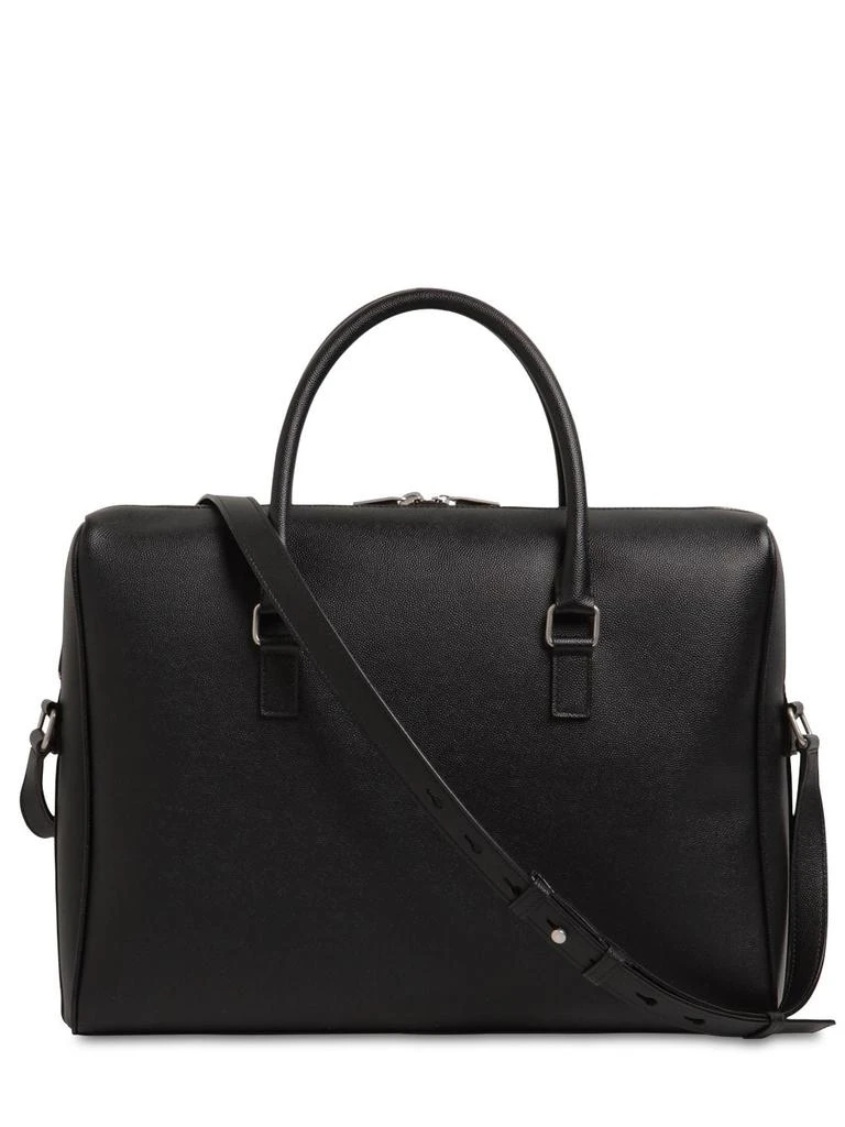 商品Yves Saint Laurent|Grained Leather Briefcase,价格¥11919,第5张图片详细描述