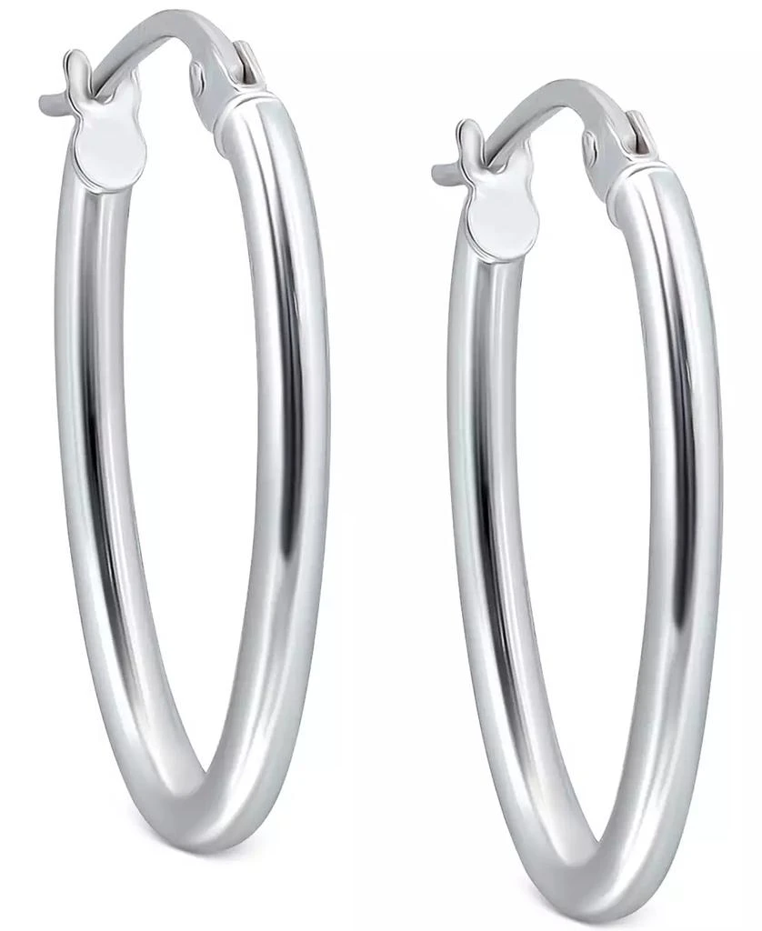 商品Giani Bernini|Polished Oval Small Hoop Earrings, 20mm, Created for Macy's,价格¥132,第3张图片详细描述