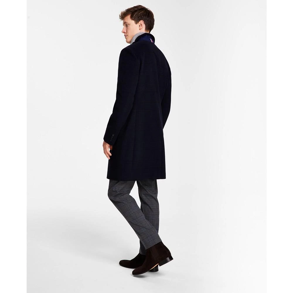 商品Tommy Hilfiger|Men's Modern Fit Single-Breasted Overcoat,价格¥2967,第2张图片详细描述