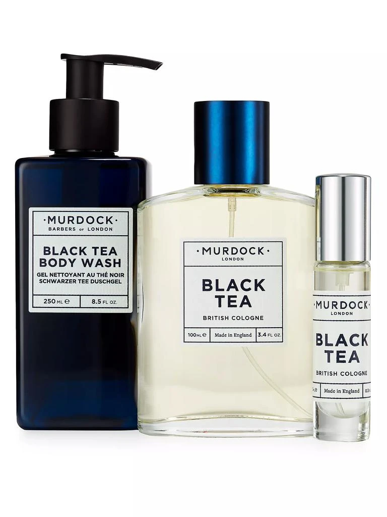 商品Murdock London|Bond Street 3-Piece Black Tea Cologne &amp; Body Wash Set,价格¥891,第4张图片详细描述