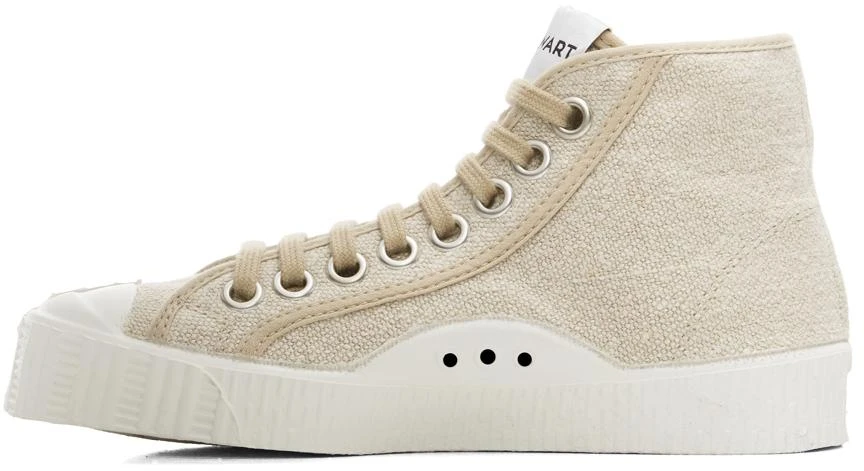 商品Spalwart|Beige Linen Special Mid Sneakers,价格¥386,第3张图片详细描述