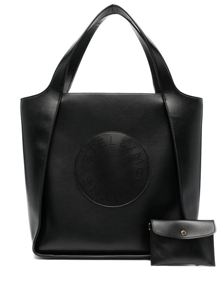 STELLA McCARTNEY Stella perforated-logo tote bag商品第1张图片规格展示