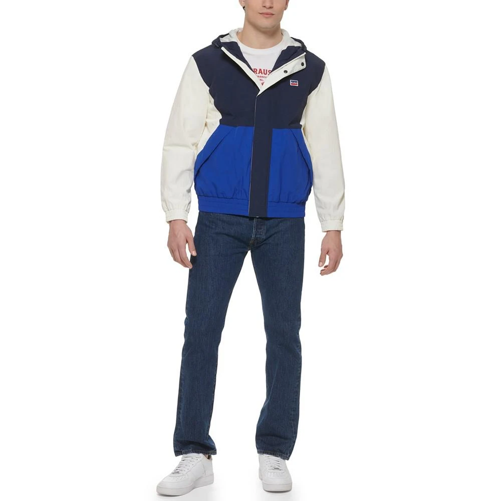 商品Levi's|Men's Color Block Hoodie Water Resistant Jacket,价格¥292,第5张图片详细描述