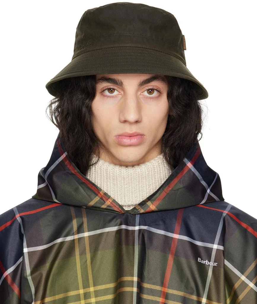 商品Barbour|Khaki Wax Sports Bucket Hat,价格¥286,第1张图片