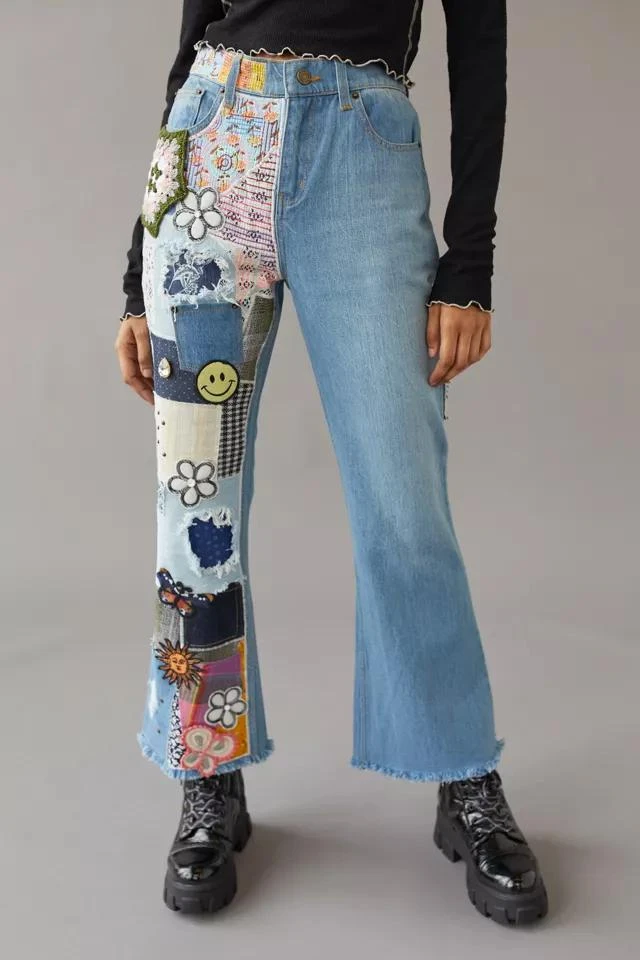 商品BDG|BDG High-Waisted Flare Jean - Indigo Craft,价格¥114,第5张图片详细描述