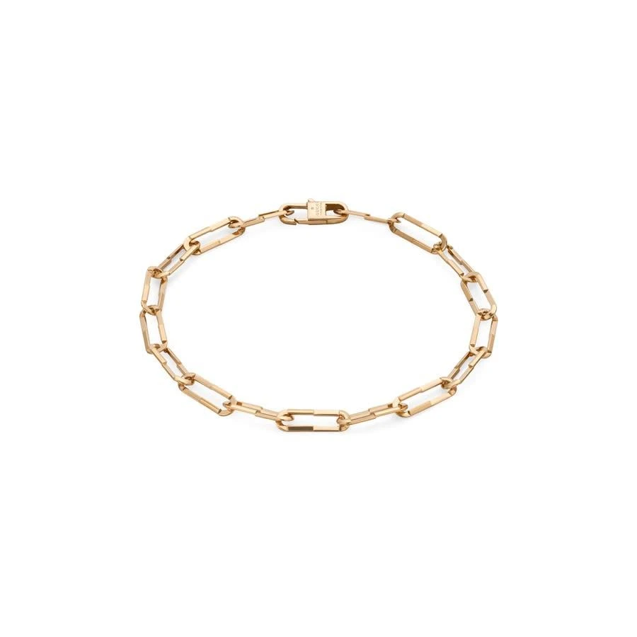 商品Gucci|Link To Love 18Ct Rose Gold Chain Bracelet Size 18,价格¥10745,第1张图片