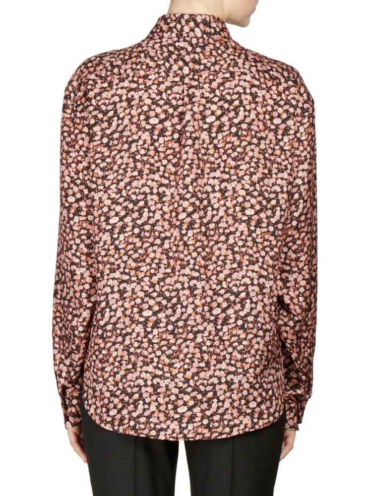 商品Yves Saint Laurent|Saint Laurent - Rose Print Silk Shirt,价格¥4820,第2张图片详细描述