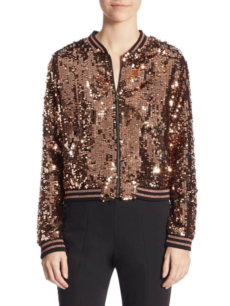 商品Scripted|Cropped Sequined Jacket,价格¥664,第1张图片