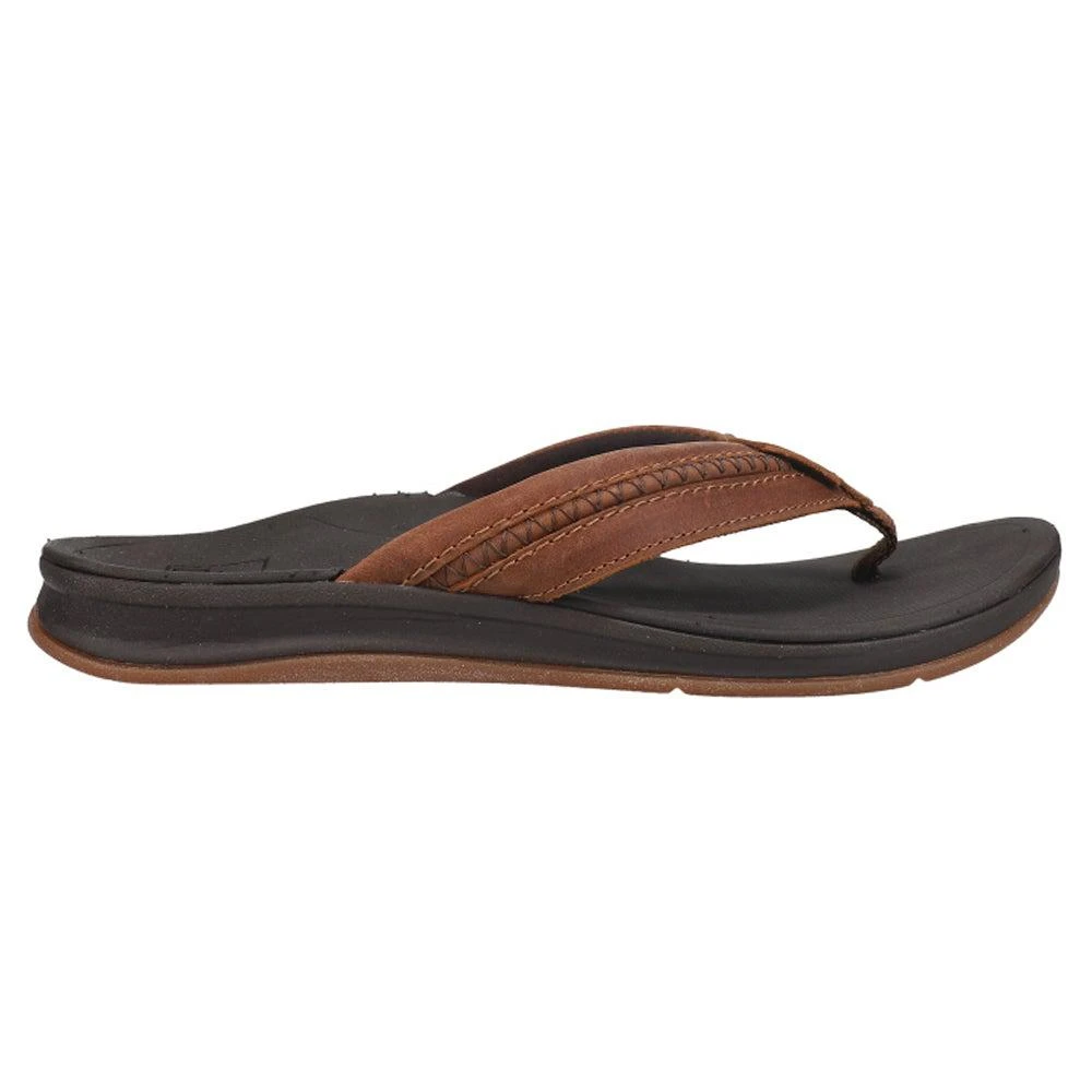 商品Reef|Leather Ortho Coast Flip Flops,价格¥568,第1张图片详细描述