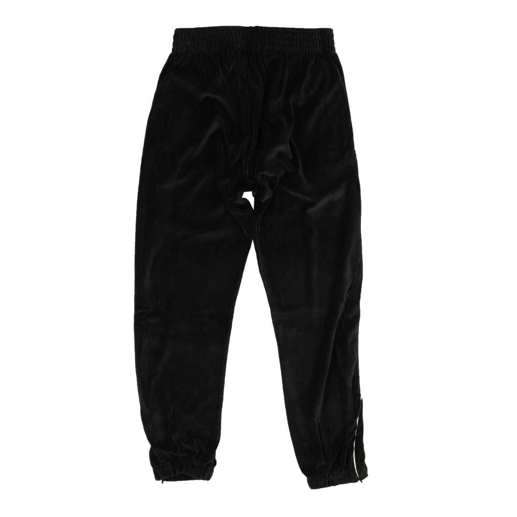 商品Visitor on Earth|Black Velour Logo Sweatpants,价格¥314,第3张图片详细描述