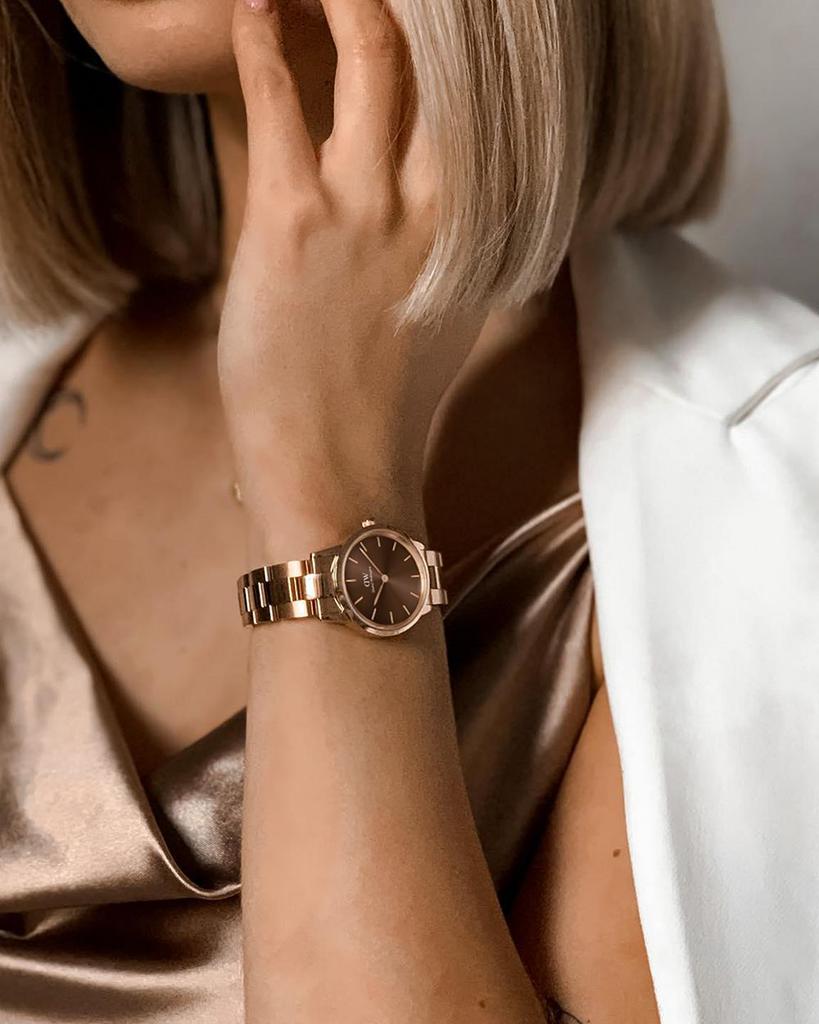 Iconic Amber Link Watch, 32mm商品第7张图片规格展示
