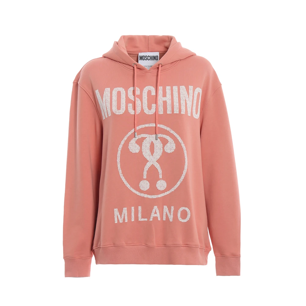 商品Moschino|MOSCHINO 莫斯奇诺 女粉色连帽卫衣 17085527-1147,价格¥1797,第1张图片