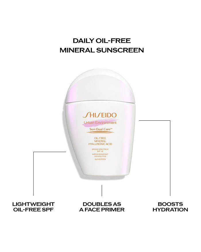 商品Shiseido|Urban Environment Oil Free Mineral Sunscreen SPF 42 1 oz.,价格¥285,第4张图片详细描述