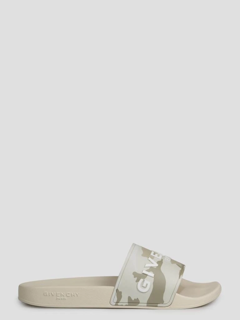商品Givenchy|Givenchy Logo Slide Sandals,价格¥2546,第1张图片