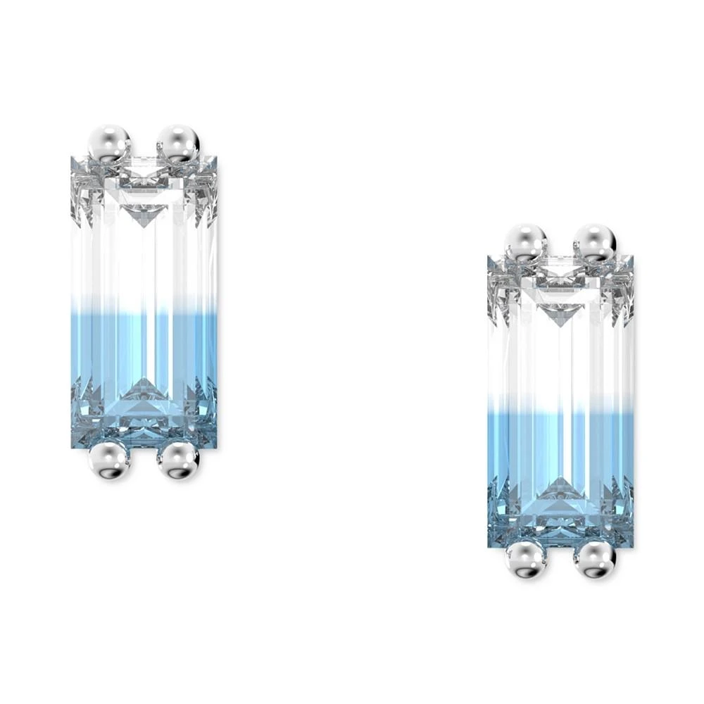 商品Swarovski|Silver-Tone Crystal Stilla Blue Fade Stud Earrings,价格¥165,第1张图片