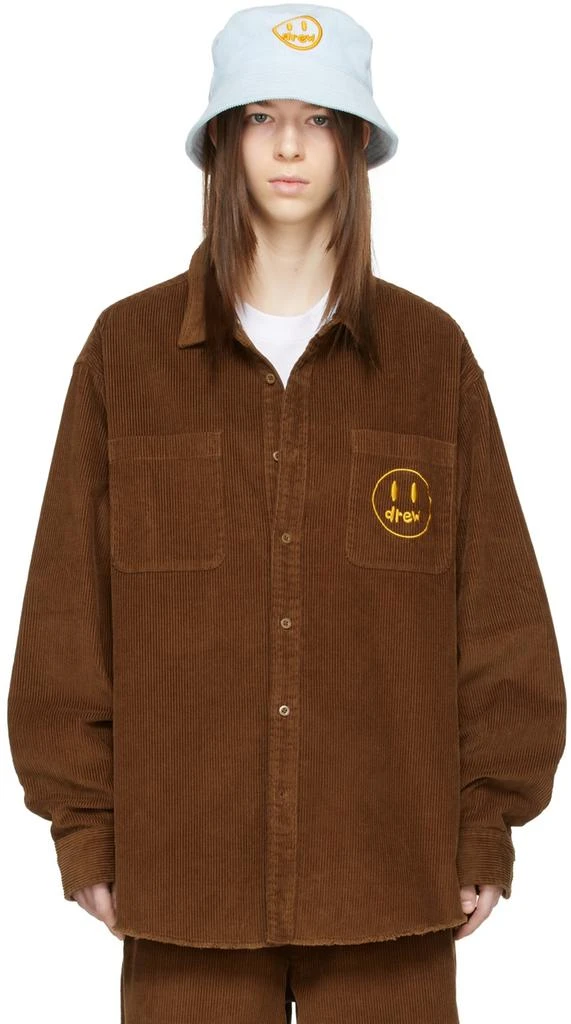 商品Drew House|SSENSE Exclusive Brown Painted Mascot Shirt,价格¥769,第1张图片