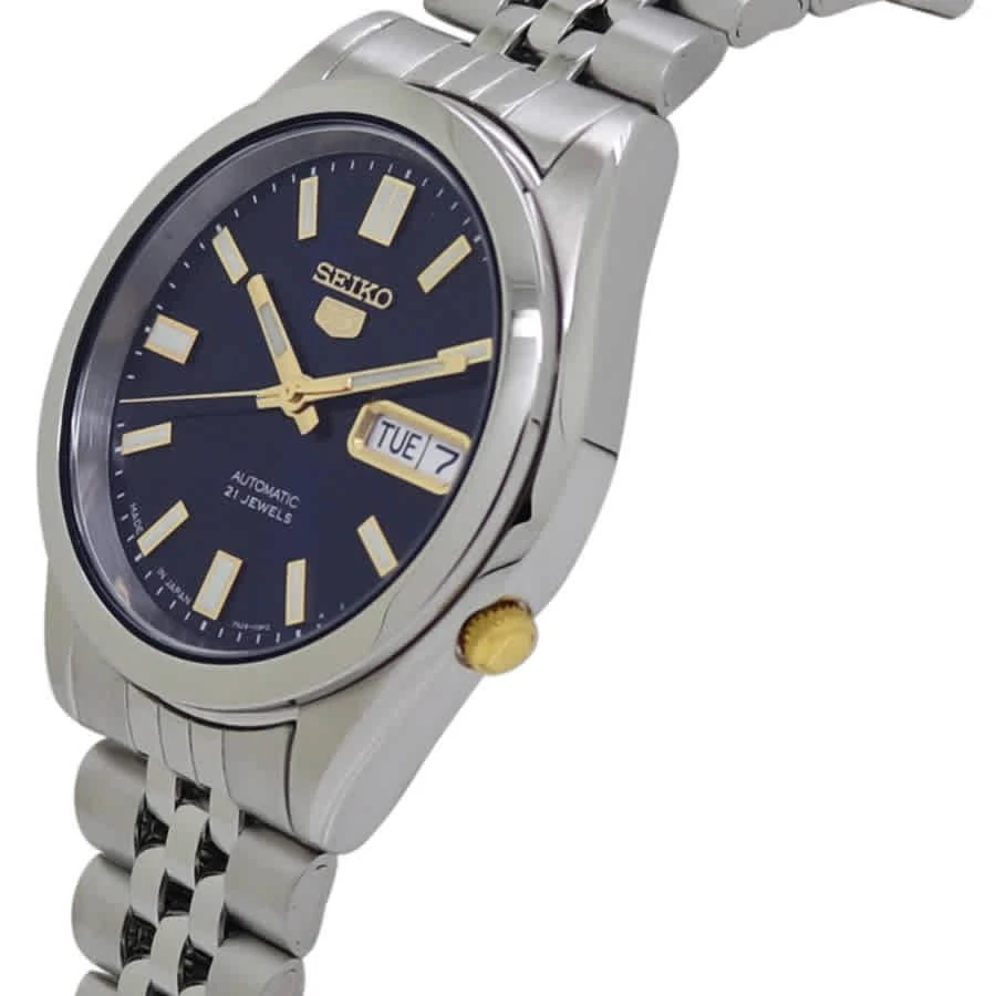 商品Seiko|Seiko Seiko 5 Automatic Blue Dial Mens Watch SNKF65J1,价格¥901,第2张图片详细描述