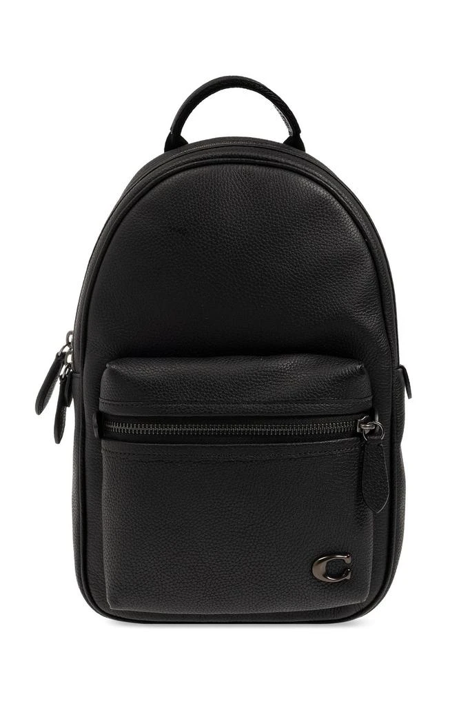 商品Coach|Coach Charter Logo Plaque Backpack,价格¥2277,第1张图片