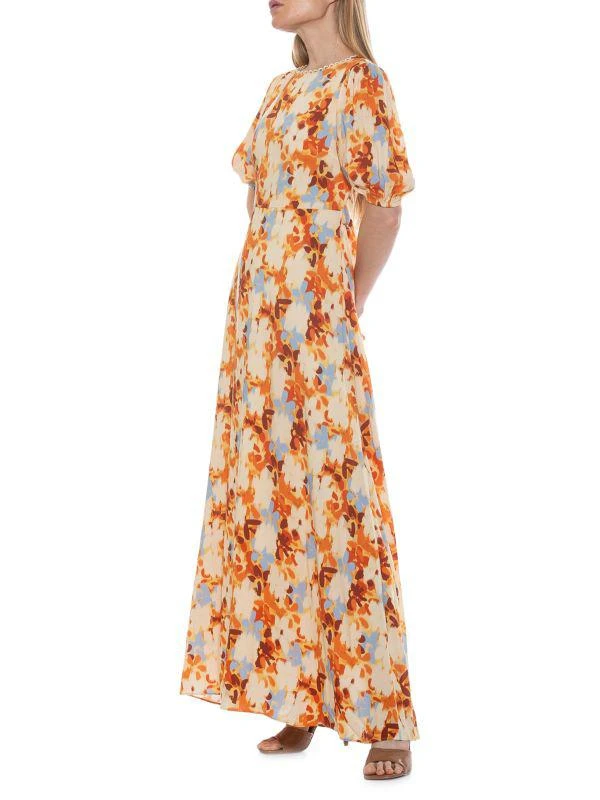 商品ALEXIA ADMOR|Cutout Fit & Flare Maxi Dress,价格¥676,第3张图片详细描述