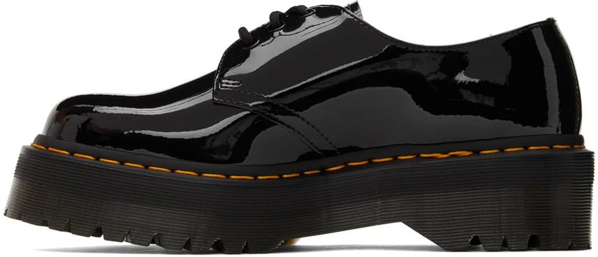 商品Dr. Martens|Black Patent 1461 Quad Platform Derbys,价格¥852,第3张图片详细描述